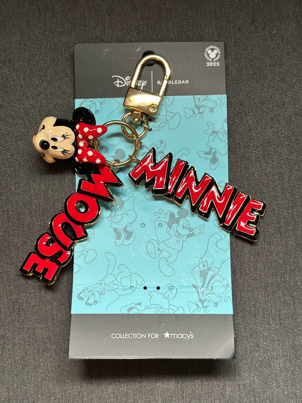 Minnie Mouse Bag Charm 💗